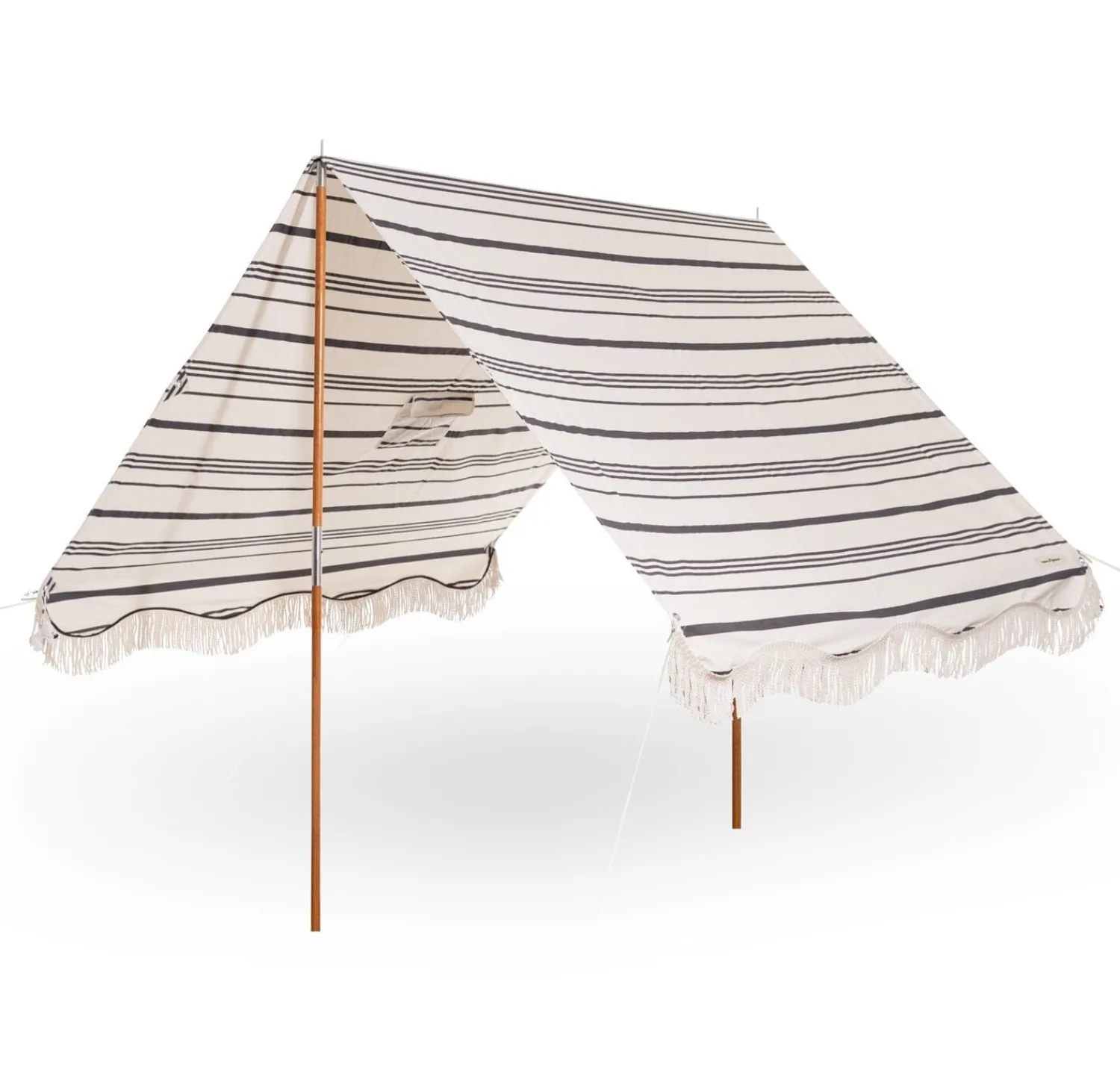 The Premium Beach Tent - Vintage Black Stripe^Business & Pleasure Co. Fashion