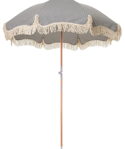 The Premium Beach Umbrella - Lauren'S Navy Stripe^Business & Pleasure Co. Sale
