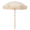 The Premium Beach Umbrella - Monaco Natural Stripe^Business & Pleasure Co. Online