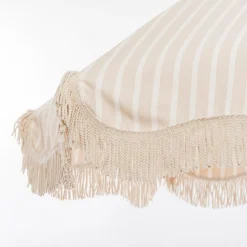 The Premium Beach Umbrella - Monaco Natural Stripe^Business & Pleasure Co. Online