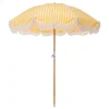 The Premium Beach Umbrella - Monaco Mimosa Stripe^Business & Pleasure Co. Sale