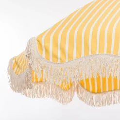 The Premium Beach Umbrella - Monaco Mimosa Stripe^Business & Pleasure Co. Sale