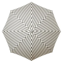 The Premium Beach Umbrella - Monaco Black Stripe^Business & Pleasure Co. Online
