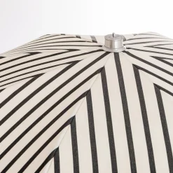The Premium Beach Umbrella - Monaco Black Stripe^Business & Pleasure Co. Online
