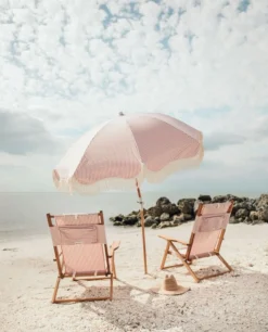 The Premium Beach Umbrella - Lauren'S Pink Stripe^Business & Pleasure Co. Online