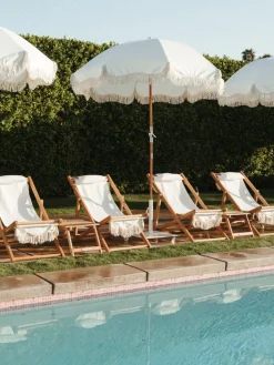 The Premium Beach Umbrella - Antique White^Business & Pleasure Co. Outlet