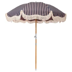 The Premium Beach Umbrella - Monaco Navy And Pink Stripe^Business & Pleasure Co. Discount