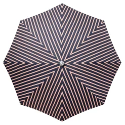 The Premium Beach Umbrella - Monaco Navy And Pink Stripe^Business & Pleasure Co. Discount