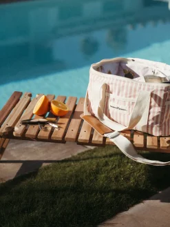 The Premium Cooler Bag - Lauren'S Pink Stripe^Business & Pleasure Co. Outlet