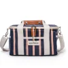 The Premium Cooler Bag - Monaco Navy And Pink Stripe^Business & Pleasure Co. Clearance