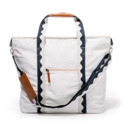 The Premium Cooler Tote Bag - Rivie White^Business & Pleasure Co. Outlet