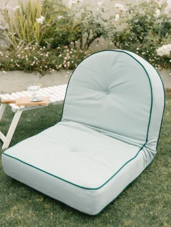 The Reclining Pillow Lounger - Rivie Green^Business & Pleasure Co. Clearance