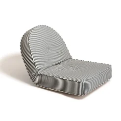 The Reclining Pillow Lounger - Lauren'S Navy Stripe^Business & Pleasure Co. New