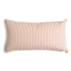 The Rectangle Throw Pillow - Lauren'S Pink Stripe^Business & Pleasure Co. Fashion