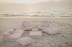 The Rectangle Throw Pillow - Lauren'S Pink Stripe^Business & Pleasure Co. Fashion