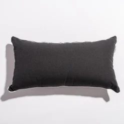 The Rectangle Throw Pillow - Rivie Black^Business & Pleasure Co. Online