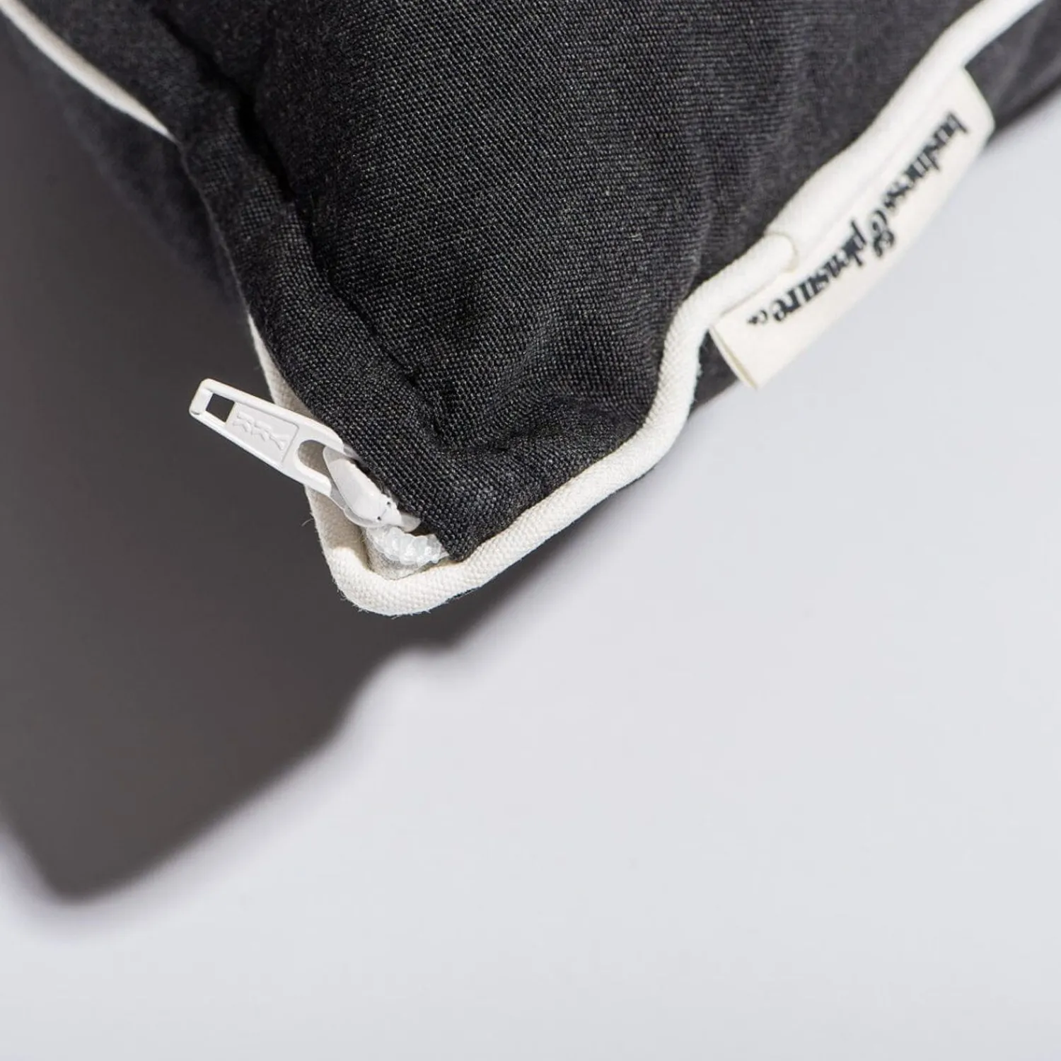 The Rectangle Throw Pillow - Rivie Black^Business & Pleasure Co. Online