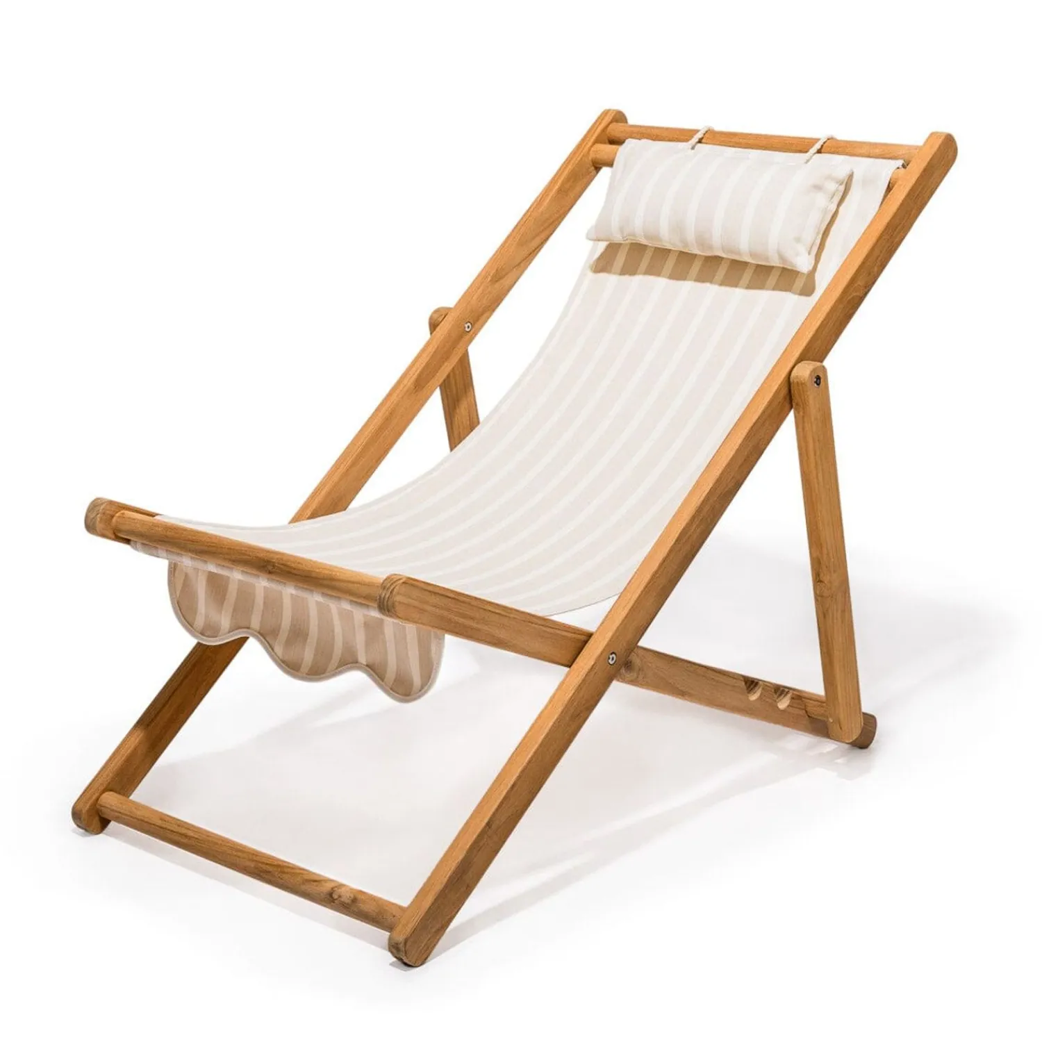 The Sling Chair - Monaco Natural Stripe^Business & Pleasure Co. Outlet