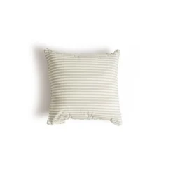 The Small Square Throw Pillow - Lauren'S Sage Stripe^Business & Pleasure Co. Discount