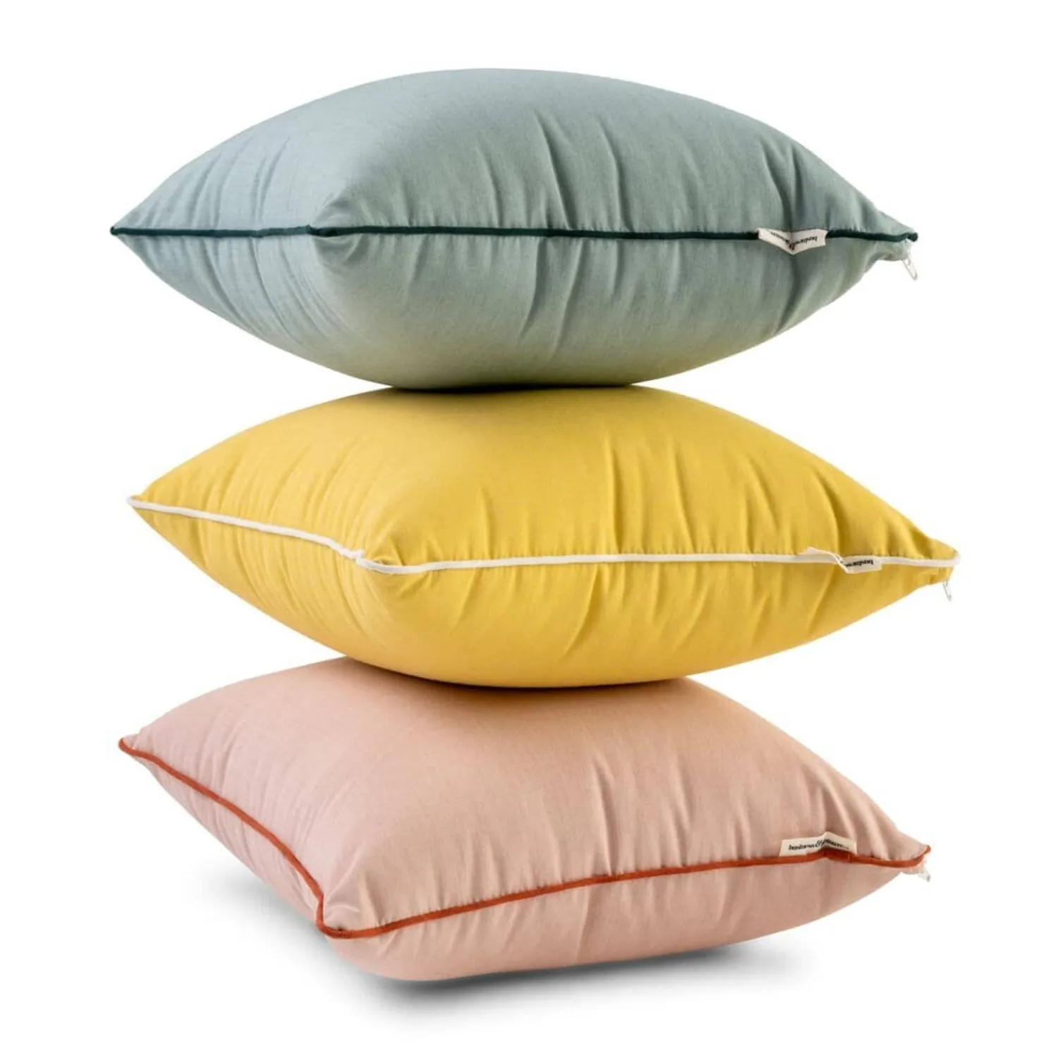 The Small Square Throw Pillow - Rivie Mimosa^Business & Pleasure Co. Clearance