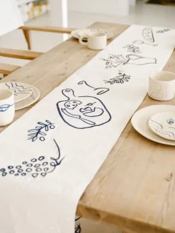 The Table Runner - Lauren'S Navy Stripe^Business & Pleasure Co. Sale