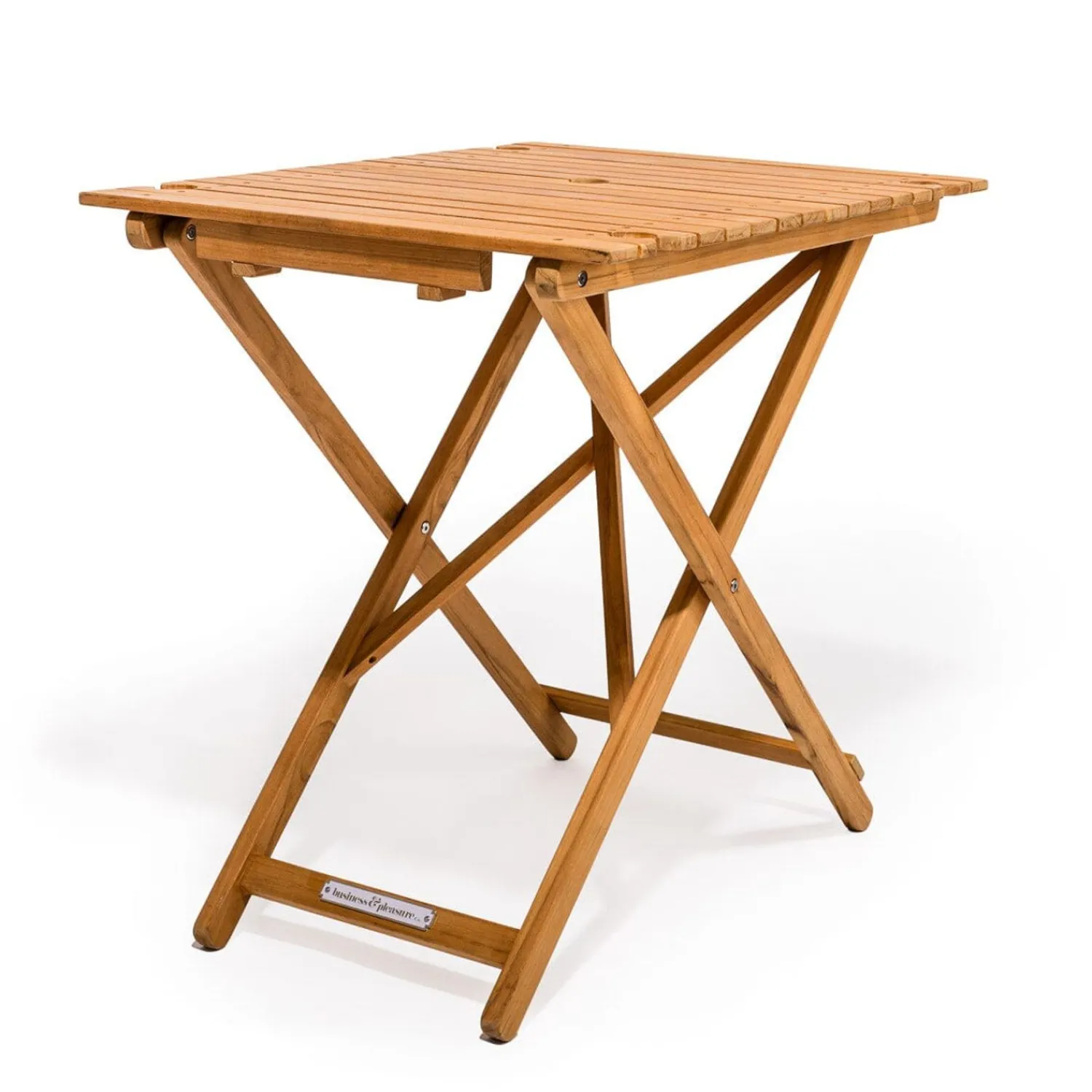 The Tall Folding Table - Teak^Business & Pleasure Co. Clearance