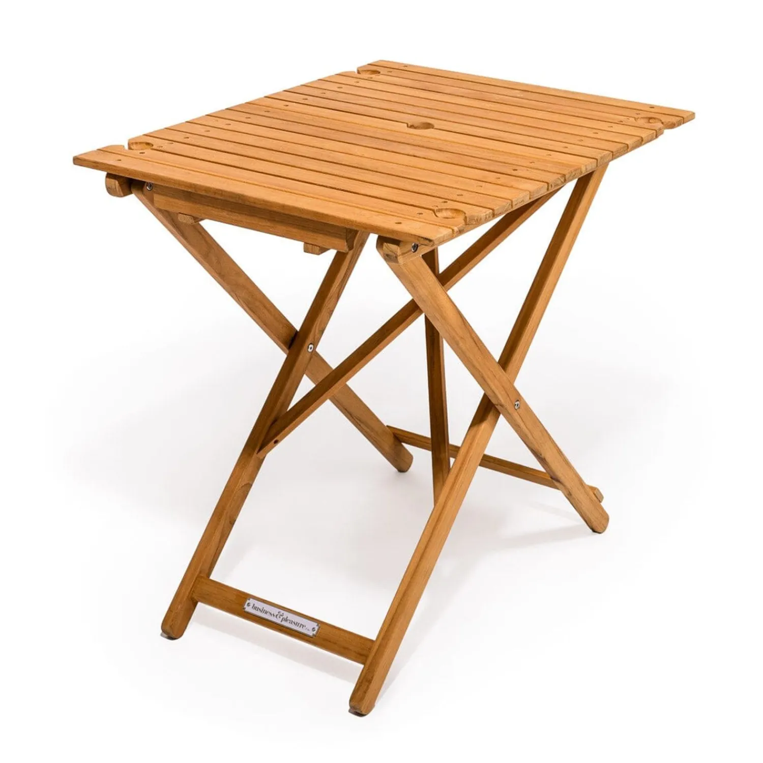 The Tall Folding Table - Teak^Business & Pleasure Co. Clearance
