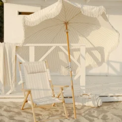 The Tommy Chair - Monaco Natural Stripe^Business & Pleasure Co. Outlet