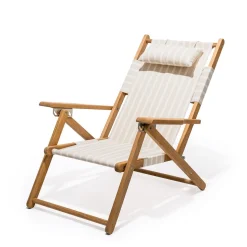 The Tommy Chair - Monaco Natural Stripe^Business & Pleasure Co. Outlet