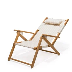 The Tommy Chair - Monaco Natural Stripe^Business & Pleasure Co. Outlet