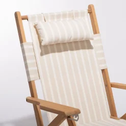The Tommy Chair - Monaco Natural Stripe^Business & Pleasure Co. Outlet