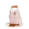 The Wine Cooler Tote Bag - Laurens Pink Stripe^Business & Pleasure Co. Hot