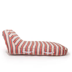 The Xl Pool Lounger - Bistro Dusty Pink Stripe^Business & Pleasure Co. Fashion