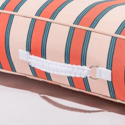 The Xl Pool Lounger - Bistro Dusty Pink Stripe^Business & Pleasure Co. Fashion
