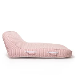 The Xl Pool Lounger - Laurens Pink Stripe^Business & Pleasure Co. New