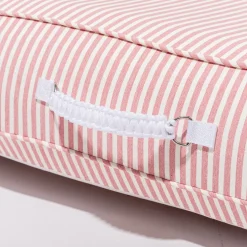 The Xl Pool Lounger - Laurens Pink Stripe^Business & Pleasure Co. New